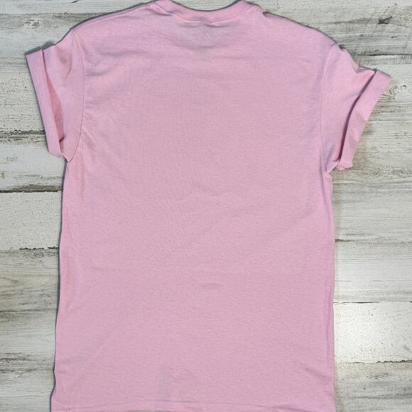 You Are Magic Sunglasses Flower Small Womens Pink T-Shirt with Butterflies - Picture 3 of 5